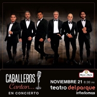 Caballeros Cantan en concierto 